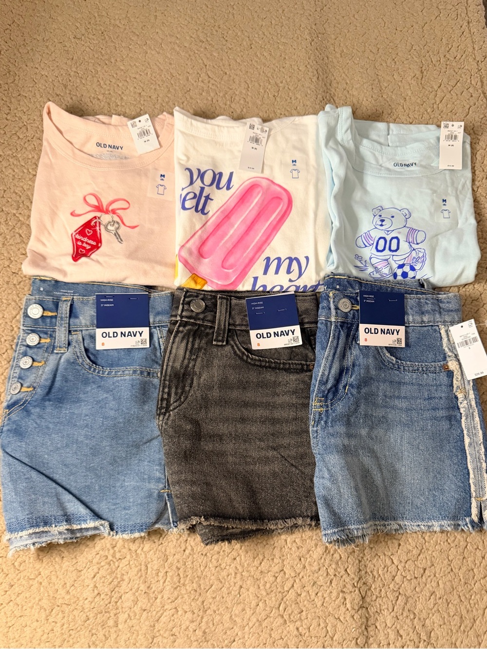 🤍New Old Navy Girls Denim & Tee Bundle🤍